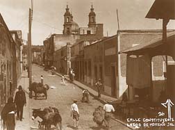 Lagos de Moreno, calle Constituyentes, ca. 1920