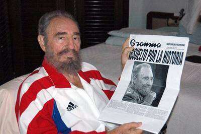 Reaparece Fidel Castro... en fotos