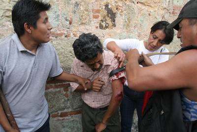 Balacera en Oaxaca; un herido