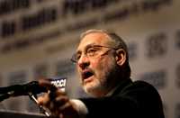 Foto: Joseph E. Stiglitz, icono intocable de los críticos de la globalización