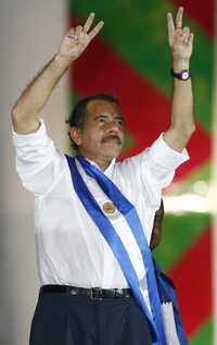 Daniel Ortega, al asumir la presidencia de Nicaragua el pasado 10 de este mes