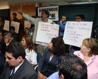 Protestas contra el presidente del IFE en Guadalajara