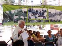 Cuando se utiliza la fuerza del garrote, la primera víctima es la razón, sostuvo ayer en Oaxaca el obispo Raúl Vera López