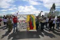 Foto: Familiares de los 65 mineros fallecidos hace un año marcharon en demanda de que se rescaten los cuerpos de la mina Pasta de Conchos, municipio de San Juan de Sabinas, en el estado de Coahuila