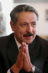 El alcalde de Naucalpan, José Luis Durán Reveles;