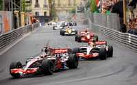 Fernando Alonso encabezó la competencia de la Fórmula Uno en el circuito callejero de Mónaco