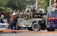 Vigilancia militar en San Pedro Garza García, luego del atentado