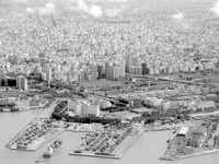 Vista aérea de Buenos Aires, capital de la nación invadida por servicios y productos de empresas mexicanas