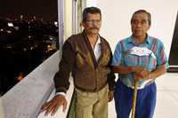 Cutberto Neri Solís (Tlaltizapán) y Saúl Atanacio Roque Morales (Ixtla), integrantes del consejo morelense, en las instalaciones de este diario