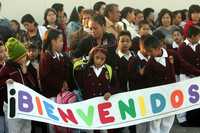 Ayer, al empezar el ciclo escolar 2007-2008, en la escuela primaria José Romero Fuentes, en Iztapalapa