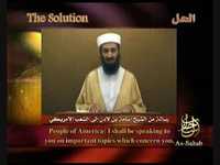 En la cinta, de 30 minutos de duración, Bin Laden insta a los estadunidenses a "aceptar el Islam"