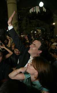Marcelo Ebrard y su esposa encabezaron los festejos en el antiguo ayuntamiento  Francisco Olvera