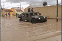 La colonia Caltengo fue una de las nueve que resultaron inundadas tras el desbordamiento de la presa La Esperanza, en Tulancingo, Hidalgo, donde 160 personas fueron trasladas a albergues