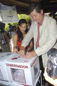 El ex candidato de PRI-PVEM al gobierno de Baja California, durante las votaciones del 5 de agosto pasado. Archivo