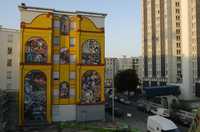 Frescos pintados en Lyon para recordar a Diego Rivera en el 50 aniversario luctuoso del muralista
