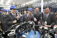 El presidente Felipe Calderón afirmó que la industria automotriz es uno de los pilares de la economía mexicana