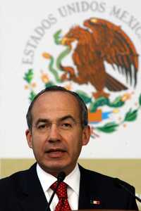 El presidente Felipe Calderón en imagen de archivo