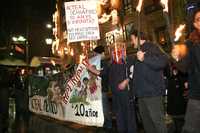 En Barcelona unas 50 personas exigieron el pasado sábado justicia por la matanza de Acteal en 1997