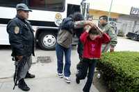 Inmigrantes indocumentados detenidos en Puebla el pasado 3 de diciembre