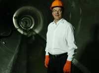 El jefe de Gobierno, Marcelo Ebrard, supervisó ayer obras hidráulicas en cuatro puntos del drenaje profundo