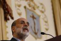 Ben Bernanke, presidente del Banco de la Reserva Federal estadunidense, ayer durante un foro económico en Washington