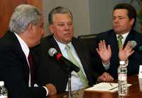 Alberto Cárdenas se reunió con Jesús Aguilar y Eduardo Bours