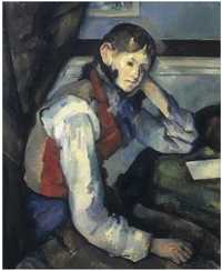El óleo Niño con chaleco rojo, de Paul Cézanne, es una de las cuatro obras robadas el pasado domingo en Zurich