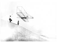 El 17 de diciembre de 1903. Los hermanos Wright realizaron el primer vuelo de la historia