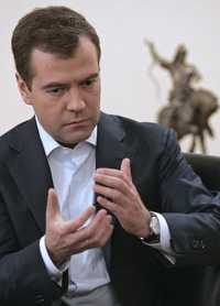Dimitri Medvedev, viceprimer ministro y aspirante presidencial de Rusia