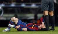 Barcelona avanza, pero pierde a Messi, quien se lesionó la pierna izquierda en el partido contra Celtic