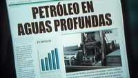 Imagen del mensaje gubernamental sobre Pemex, en el que se promueve la explotación de hidrocarburos en aguas profundas y se transmite por las televisoras