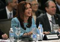 Cristina Fernández, presidenta de Argentina, pidió a Colombia rechazar la doctrina de la unilateralidad