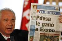 El ministro Ramírez destacó la noticia aparecida en primera plana en periódicos de Caracas. PDVSA podrá reclamar a ExxonMobil por daños y perjuicios que ascenderían a 800 mil dólares