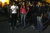 Integrantes de tribus urbanas, durante la protesta contra la intolerancia en el centro histórico de Querétaro, el 7 de marzo pasado