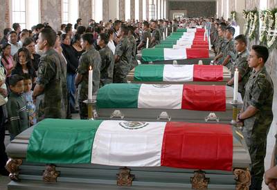 Homenaje en la 21 Zona Militar, en Morelia