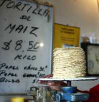 Tortillería en la ciudad de México