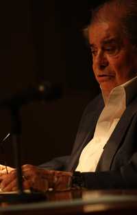 Miguel León-Portilla, durante su ponencia