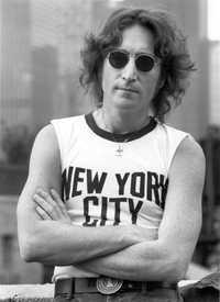 John Lennon con la camiseta de Nueva York es, en palabras de Bob Gruen, su trabajo más emblemático y forma parte de la muestra que hoy se inaugura en el recinto de Reforma y Campo Marte