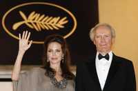 Angelina Jolie y Clint Eastwood en la presentación de The Exchange