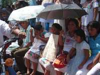 Integrantes de Antorcha Campesina protestaron frente al palacio de gobierno de Quintana Roo para exigir viviendas y regularización de predios en los municipios de Othón P. Blanco y Felipe Carrillo Puerto