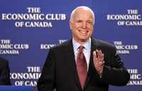 John McCain, retratado en Ottawa, Canadá