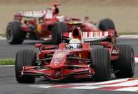 Felipe Massa sumó su octavo título en Fórmula Uno. En la gráfica toma ventaja sobre su compañero, el finlandés Kimmi Raikkonen