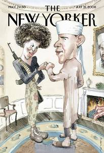 Censuras a The New Yorker por satirizar a Obama