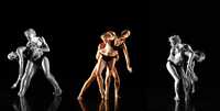 Bailarines de la compañía canadiense de Suzanne Miller y Allan Paivio durante un ensayo de su espectáculo más reciente
