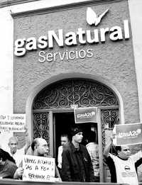 El alza del precio del gas natural afecta a millones de personas. En la imagen, protesta en Monterrey