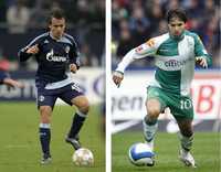 Rafinha, de la escuadra alemana Schalke, y Diego, del Werder Bremen, son dos de los futbolistas involucrados en la disputa entre la FIFA y algunos clubes que se niegan a cederlos para los Juegos Olímpicos