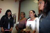 ANOMALÍAS EN EL CASO ATENCO. En la Cámara de Diputados, la legisladora Aleida Alavez ofreció ayer una conferencia de prensa para informar sobre las anomalías en el caso Atenco