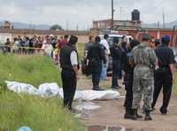 Sitio donde aparecieron los cuerpos de las mujeres decapitadas en la capital duranguense