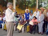 Andrés Manuel López Obrador, en gira por Michoacán