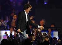 Paul McCartney en la pasada entrega de los premios MTV Europa, que se efectuó en Liverpool